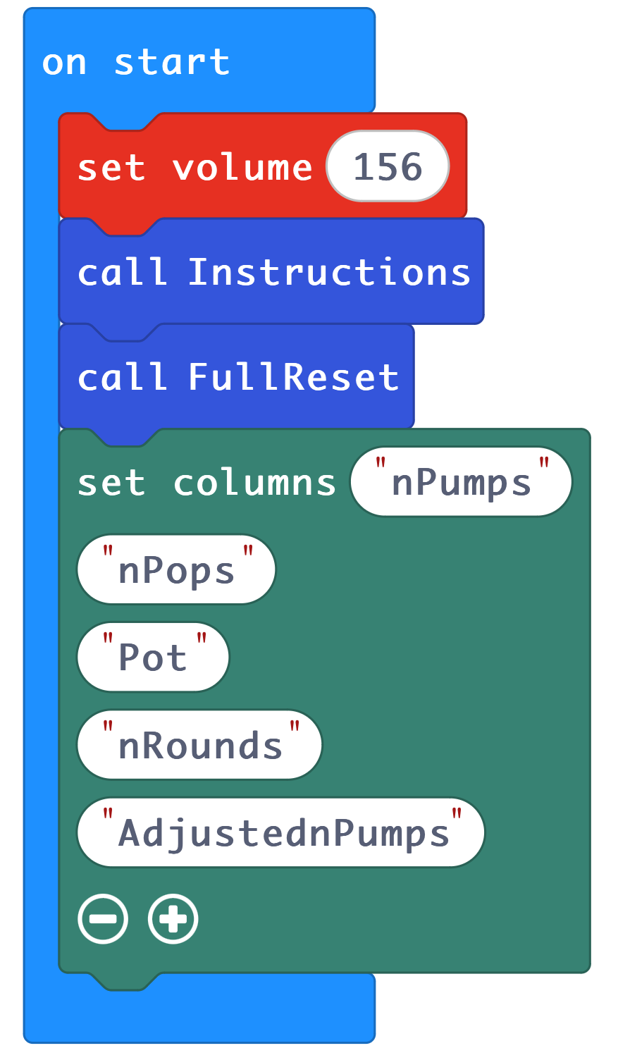On start logic